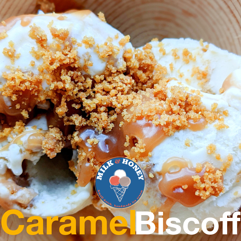 308 - Milk & Honey Ice-Cream - Caramel Biscoff