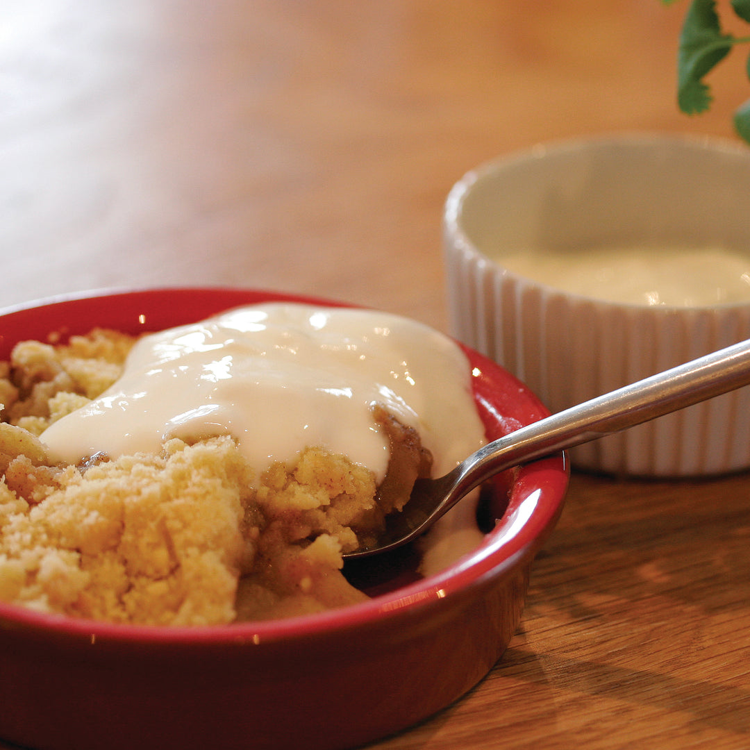 185 Apple Crumble with Custard