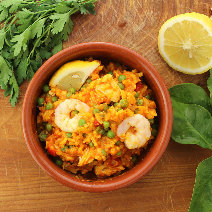 335 Chicken, Chorizo & Prawn Paella