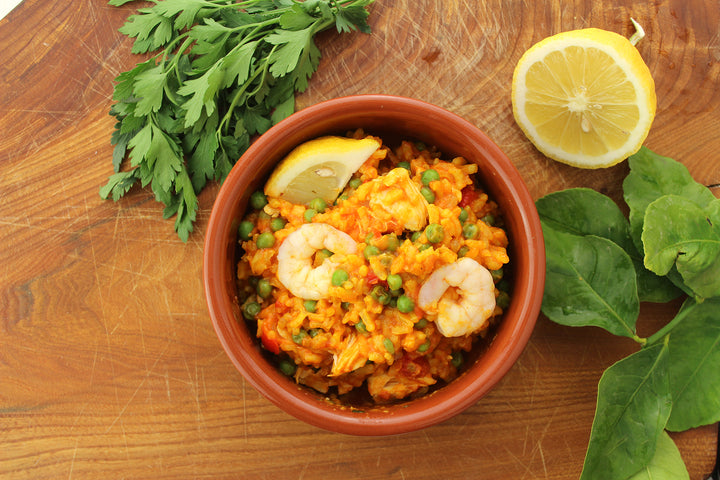 335 Chicken, Chorizo & Prawn Paella