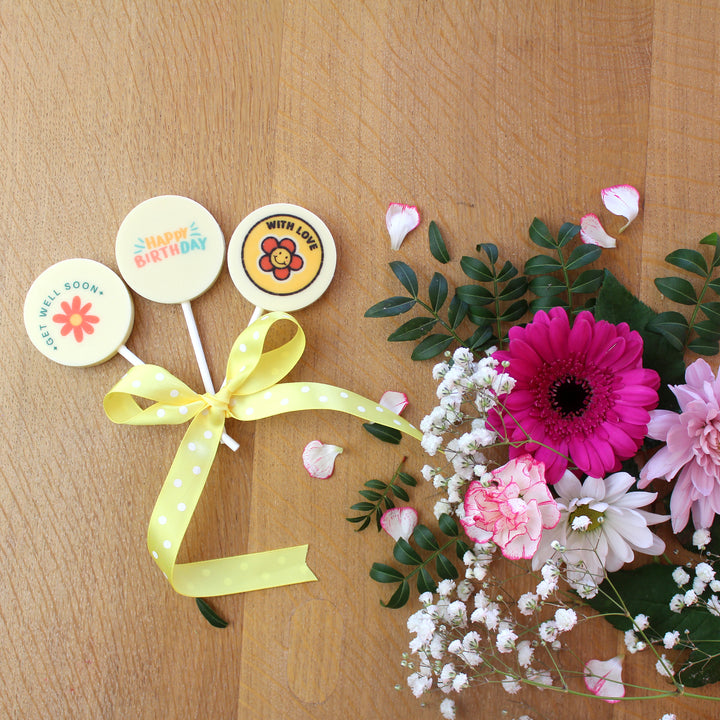 White Chocolate Lollipops