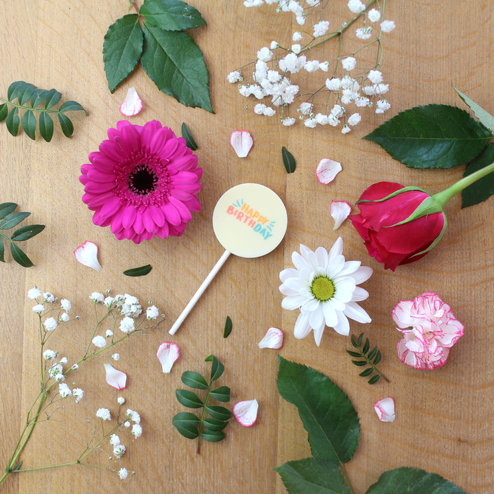 White Chocolate Lollipops